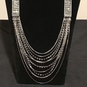 Ballet Brand Necklace Silver Multistrand Necklace